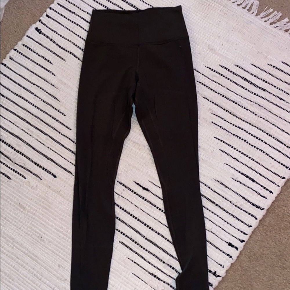 Lululemon Align Pants Legging 28 dark olive size 8
